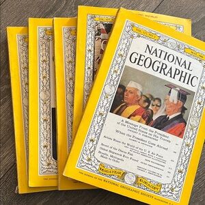 Vintage National Geographic Magazine Lot 1960,65
